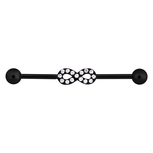 Copy of Crystal Infinity Industrial Barbell