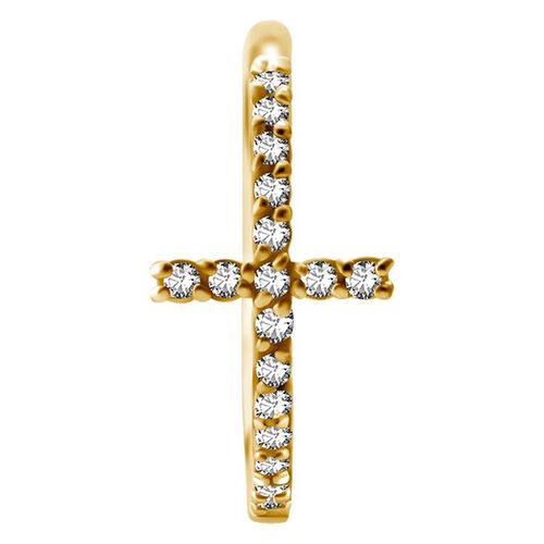 Jewelled Cross Ring