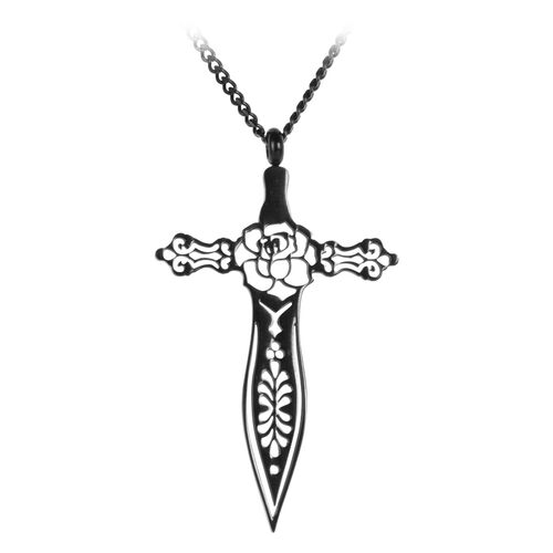 Roses Dagger Necklace