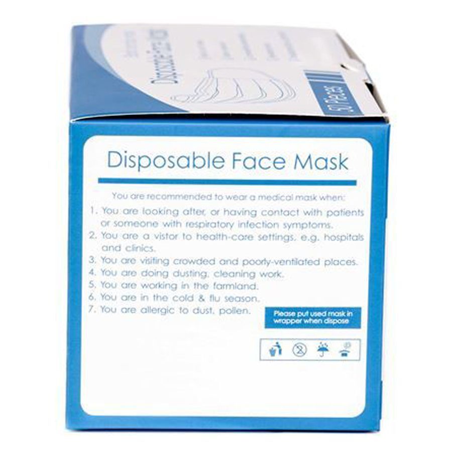 Disposable Facemasks 50 Pcs