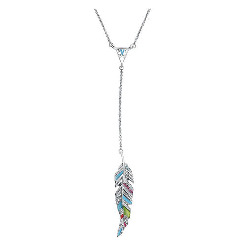 Colourful Feather Necklace