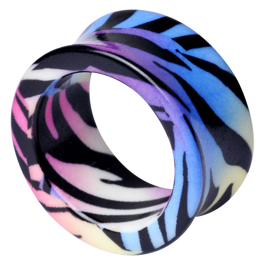 Acrylic Print Tunnel Rainbow Zebra