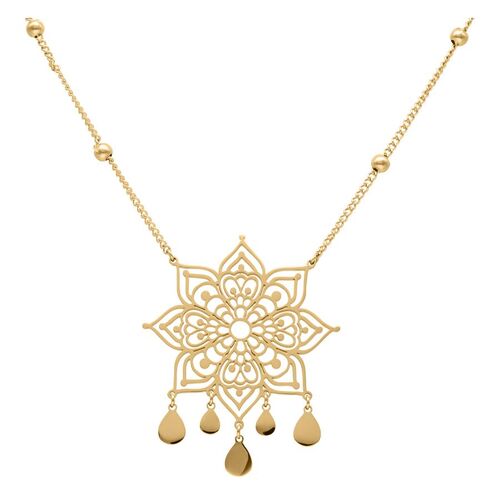 Golden Mandala Necklace