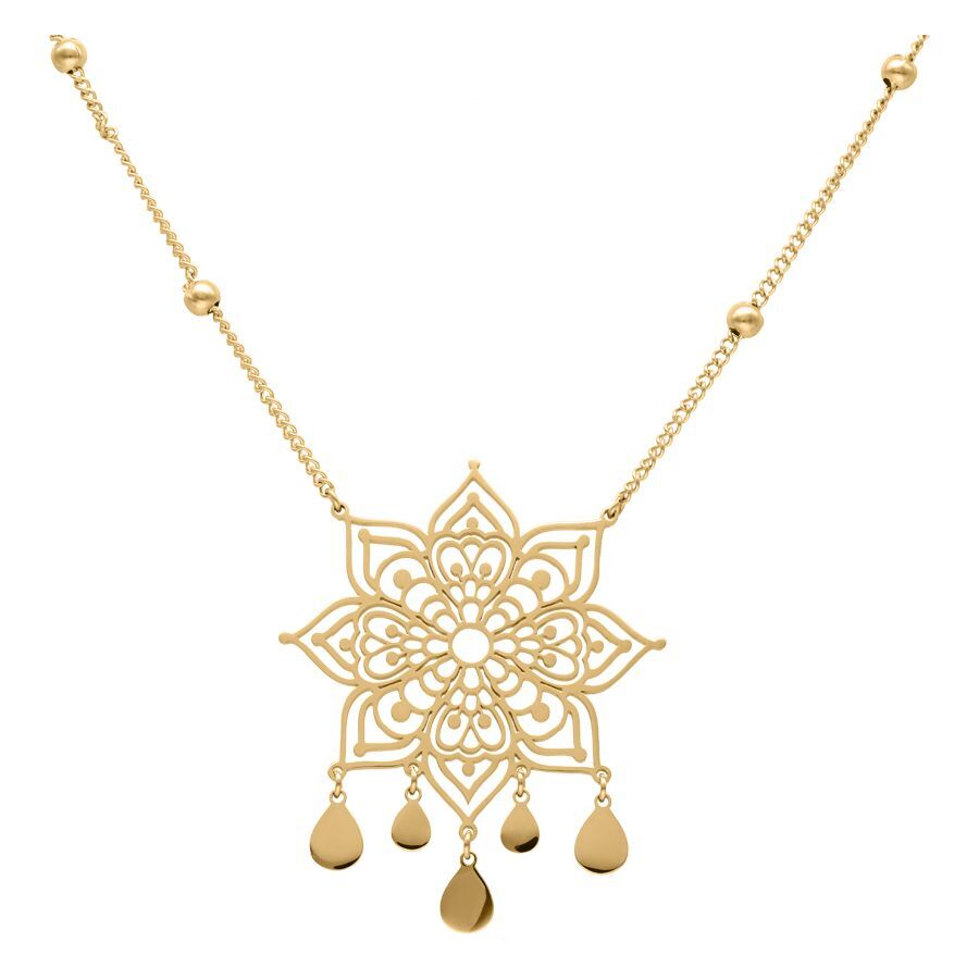 Golden Mandala Necklace