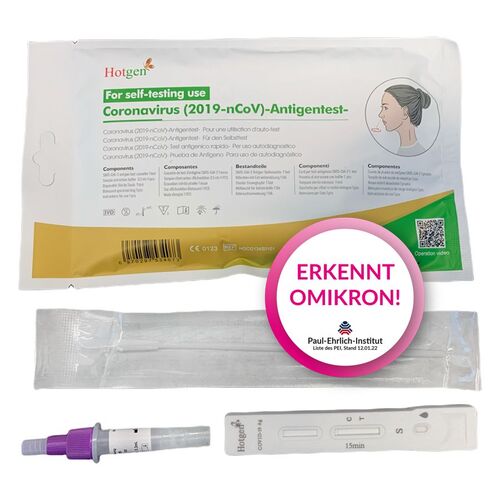 Hotgen® Covid-19 Antigen Schnelltest VE1 (Selbsttest)