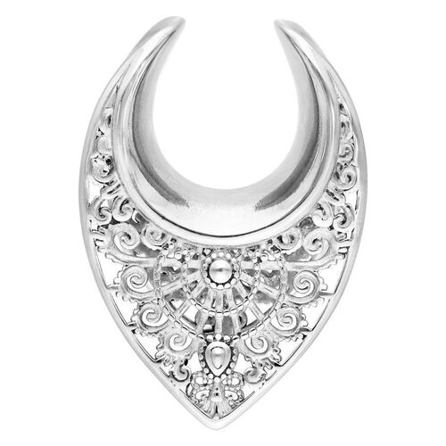 Ear Saddles Silver Oriental