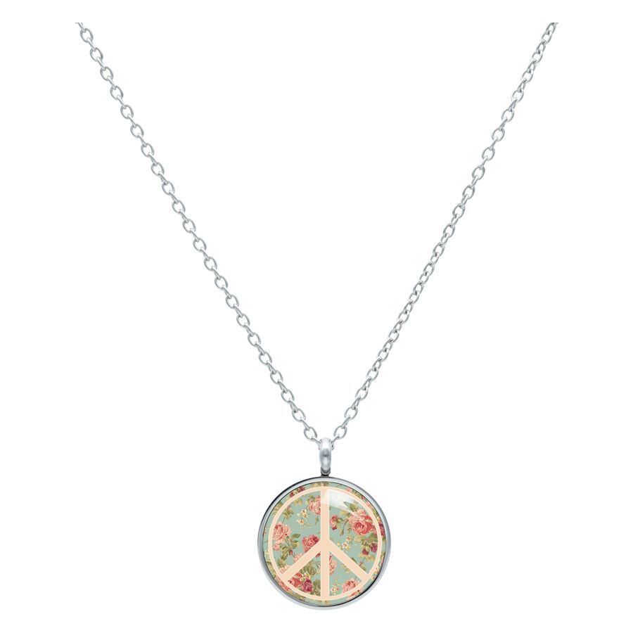 Peace Roses Mint Necklace
