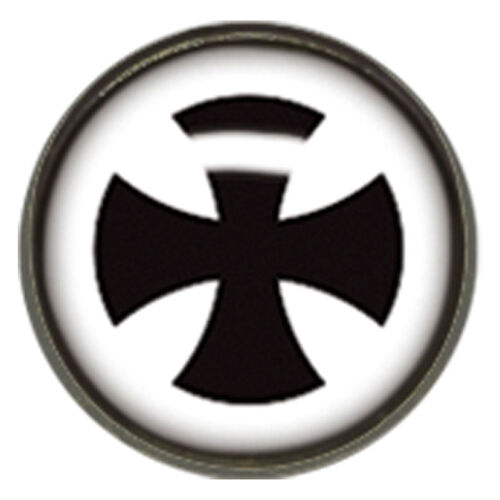 Titan Blackline® Internally Threaded Ikon Disk "Black Cross on White"