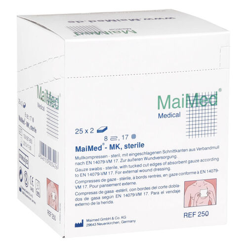 MaiMed - 10 x 10 cm, 8fach, sterile
