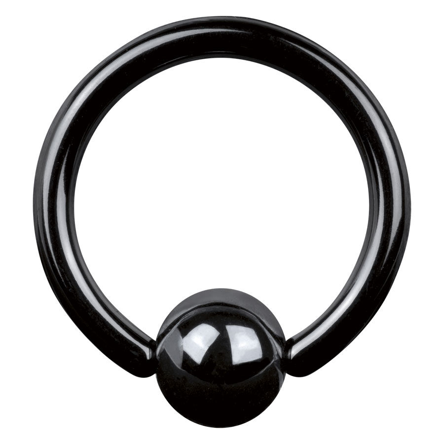 BCR Piercing-Ring 1,2 mm Schmuck Kugel FestDurchmesser 6-12 mm