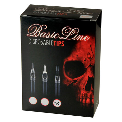 Basic Line - Disposable Clear Long Tip Flat